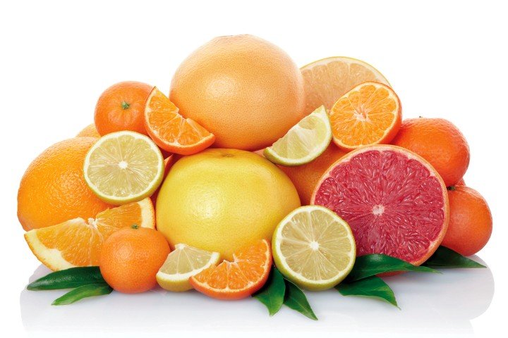 Las frutas cítricas no pueden faltar en una dieta