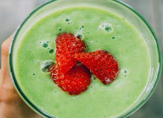 Zumo de naranja y kiwi – Bebidas verdes