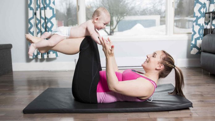 Mama y bebe pueden entrenar juntos