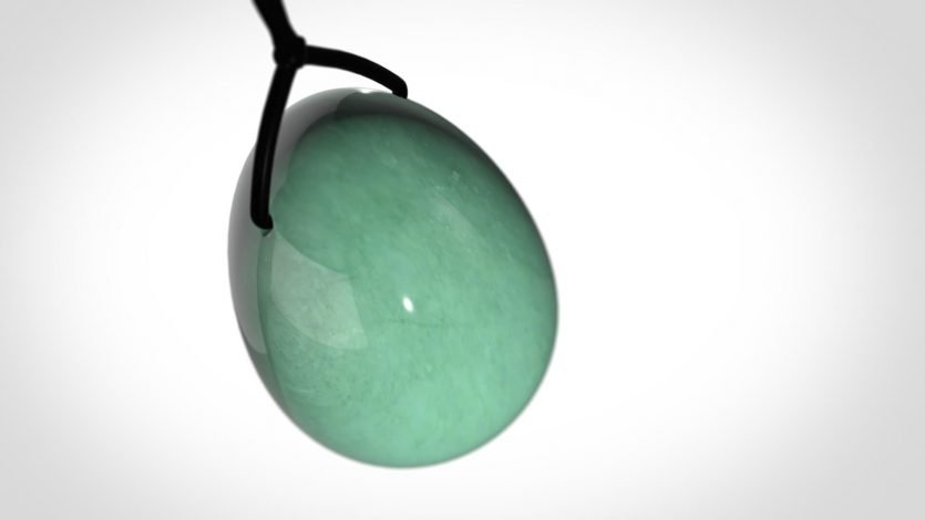 Emplea el Huevo de Jade en la practica de los ejercicios de Kegel y aumenta la sensibilidad sexual