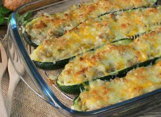 Calabacines rellenos para una cena diferente y saludable