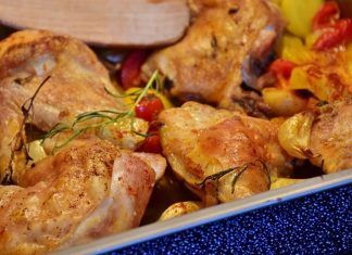 Pollo al ajillo con mucho sabor ideal para una comida familiar Pollo al ajillo