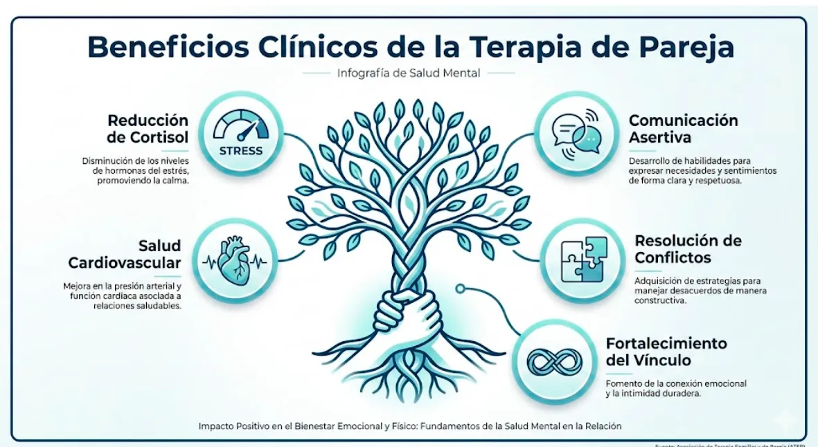 principales beneficios de la terapia en pareja