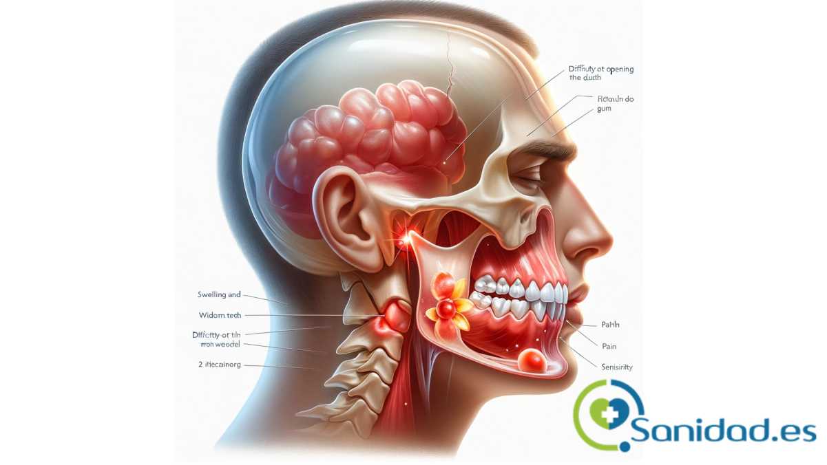 síntomas de la salida de la cordales