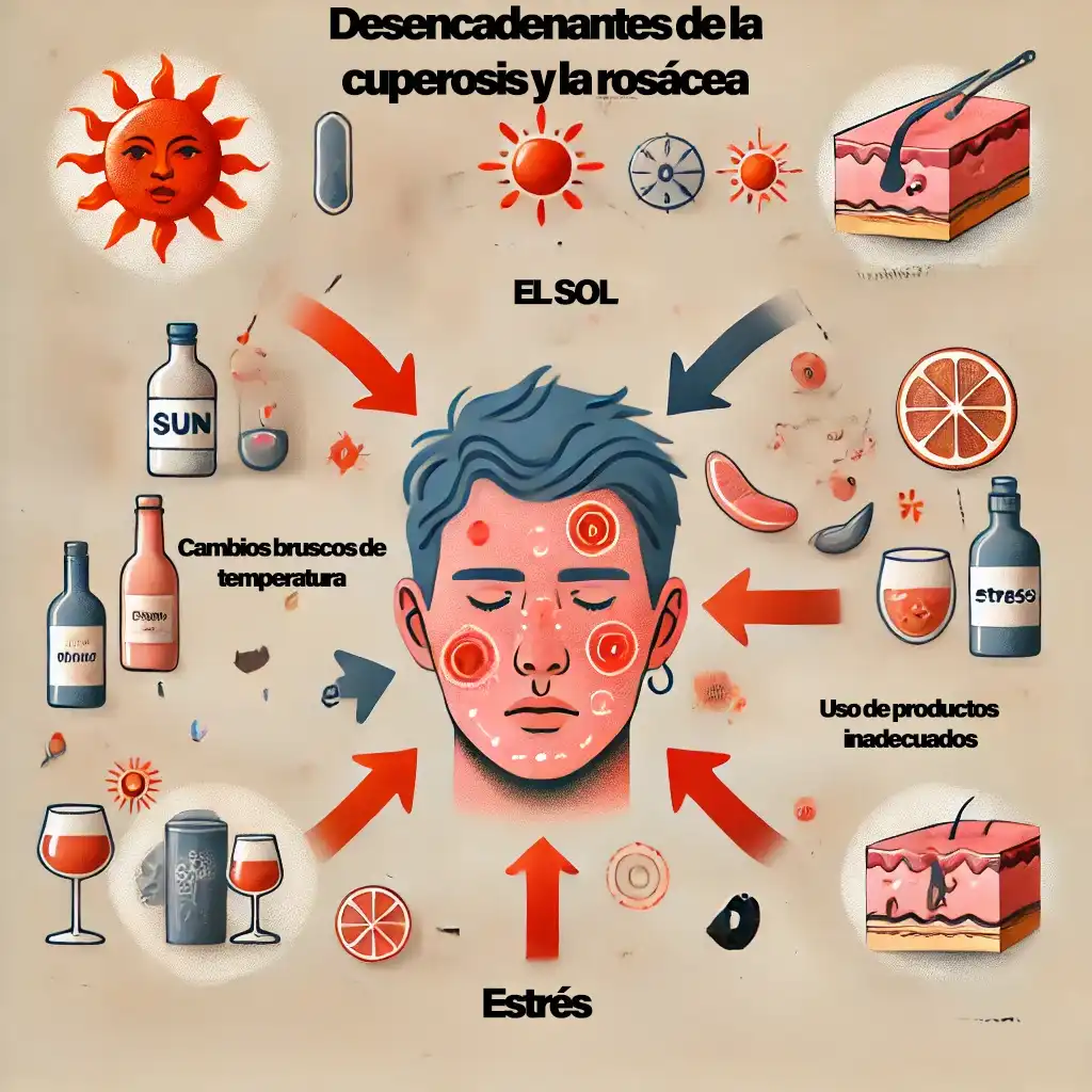 Factores desencadenantes y su impacto en la piel
