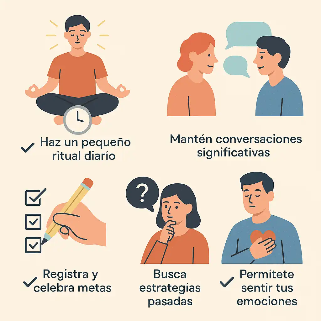 Cómo aplicar las estrategias de resilencia emocional en tu día a día (infografía)