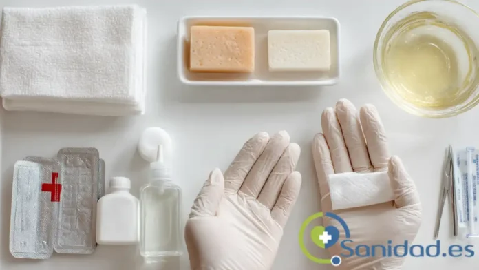 Cómo lavar correctamente una herida en casa