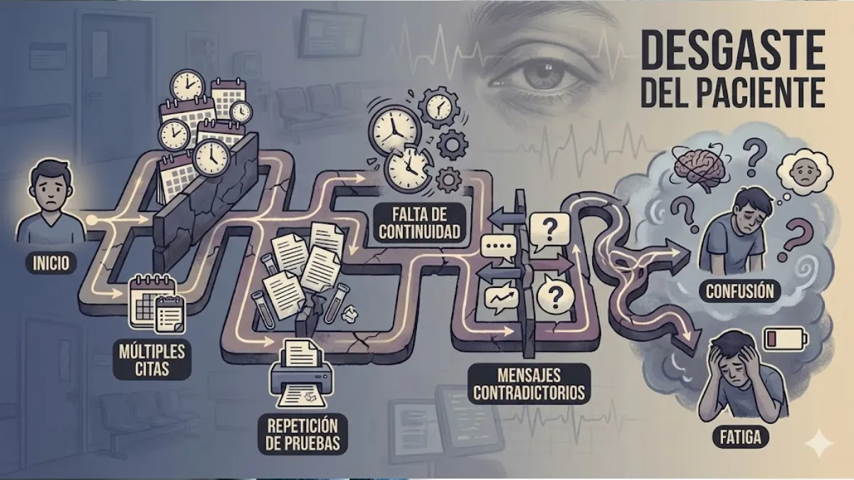 Problemas de la atención fragmentada infografía
