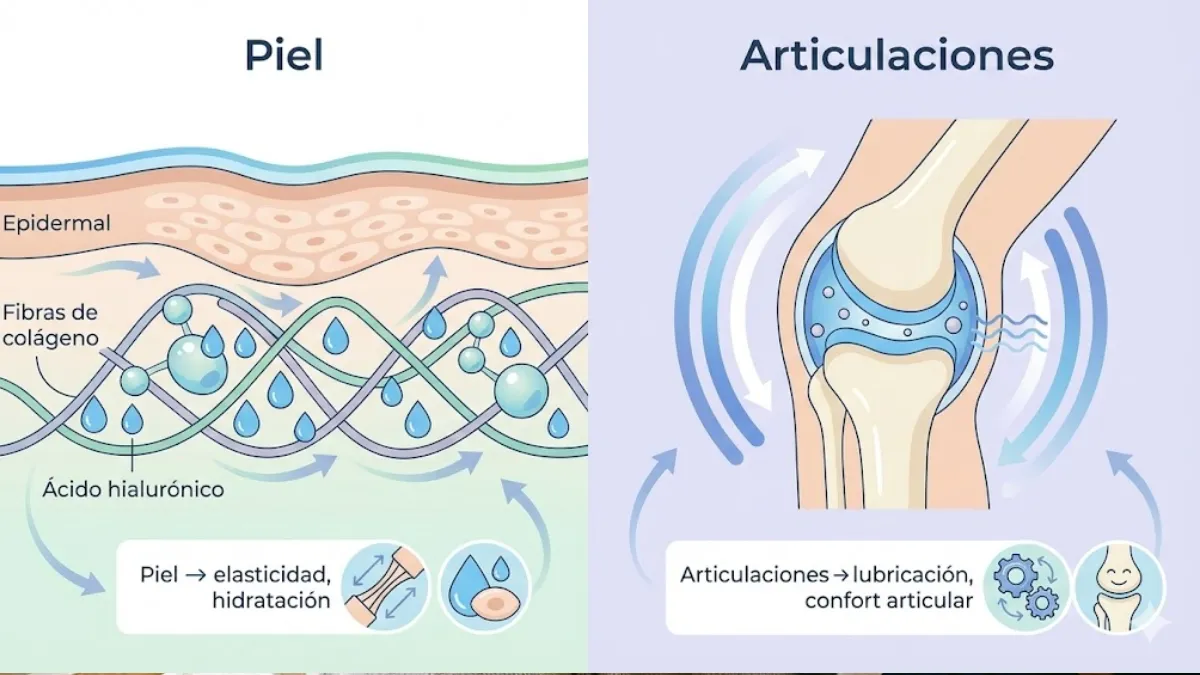 infografía Piel y articulaciones