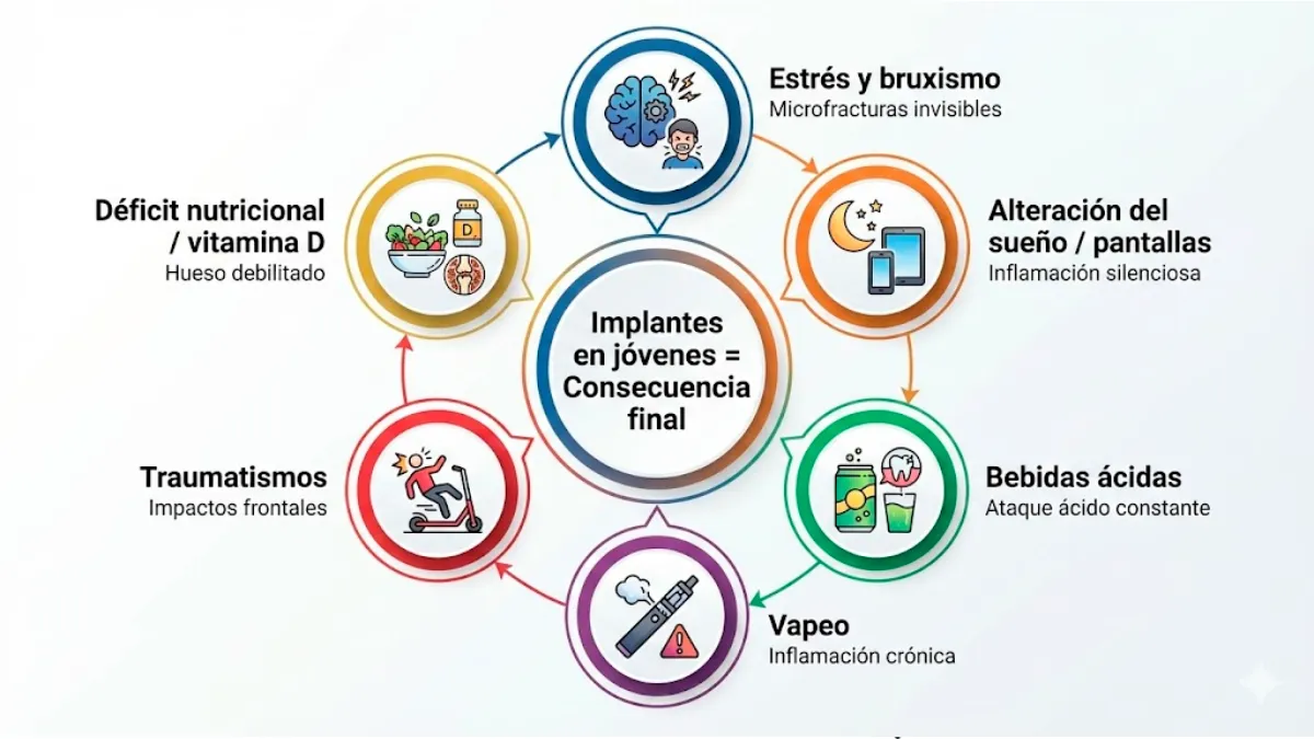 INFOGRAFÍA 1 – “Las 6 causas modernas de pérdida dental en jóvenes”