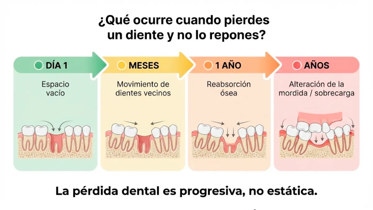INFOGRAFÍA 2 – “Qué ocurre cuando pierdes un diente y no lo repones”