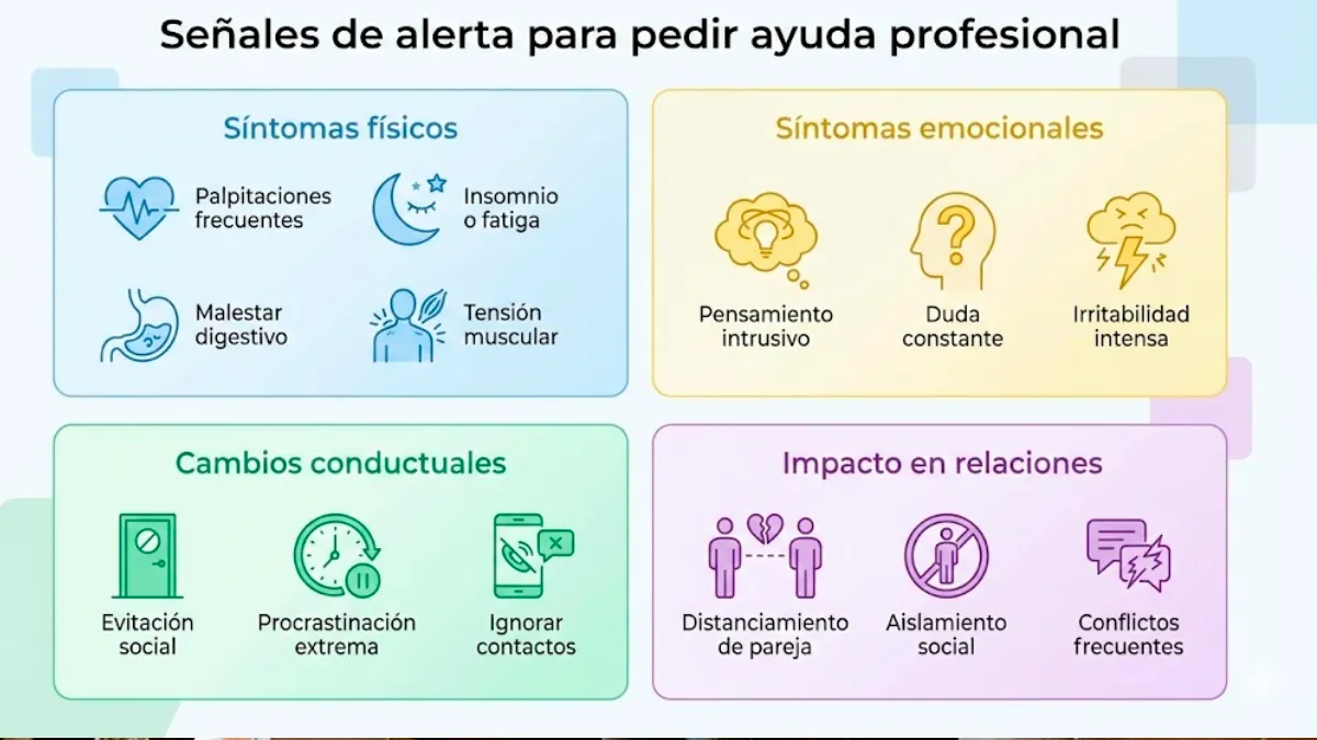 “Señales de alerta” infografía