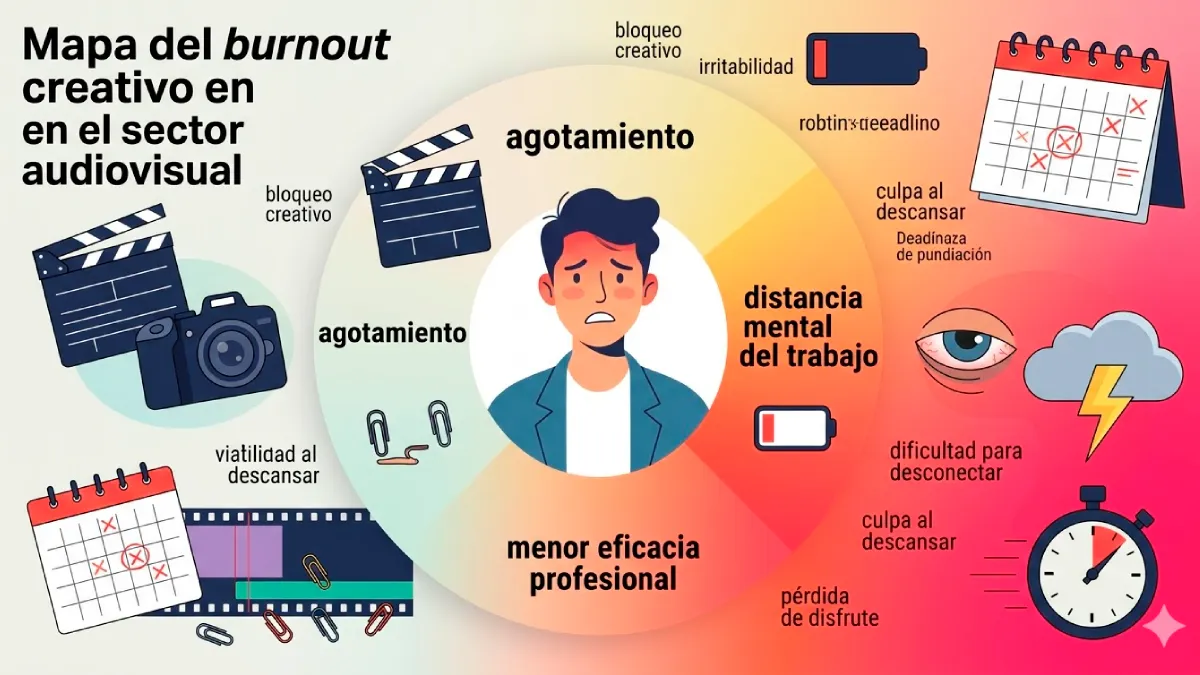 burnout creativo en el sector audiovisual