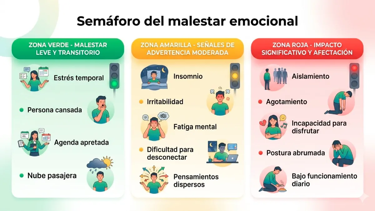 semáforo de bienestar emocional