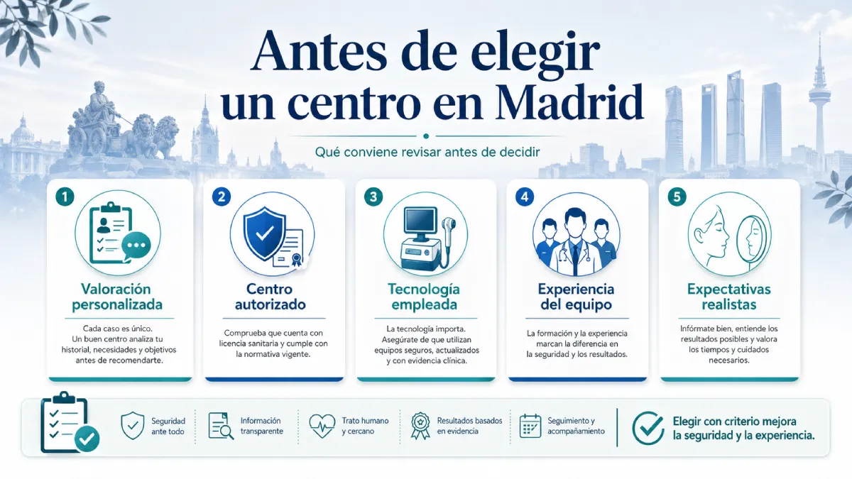 centro de radiofrecuencia corporal en Madrid