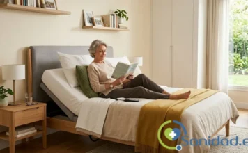 cama articulada en casa para descansar mejor