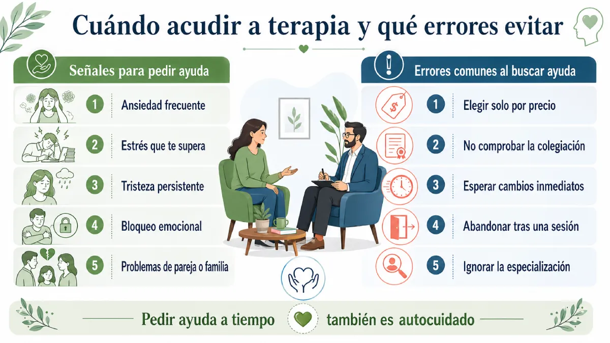 cuando acudir a terapia