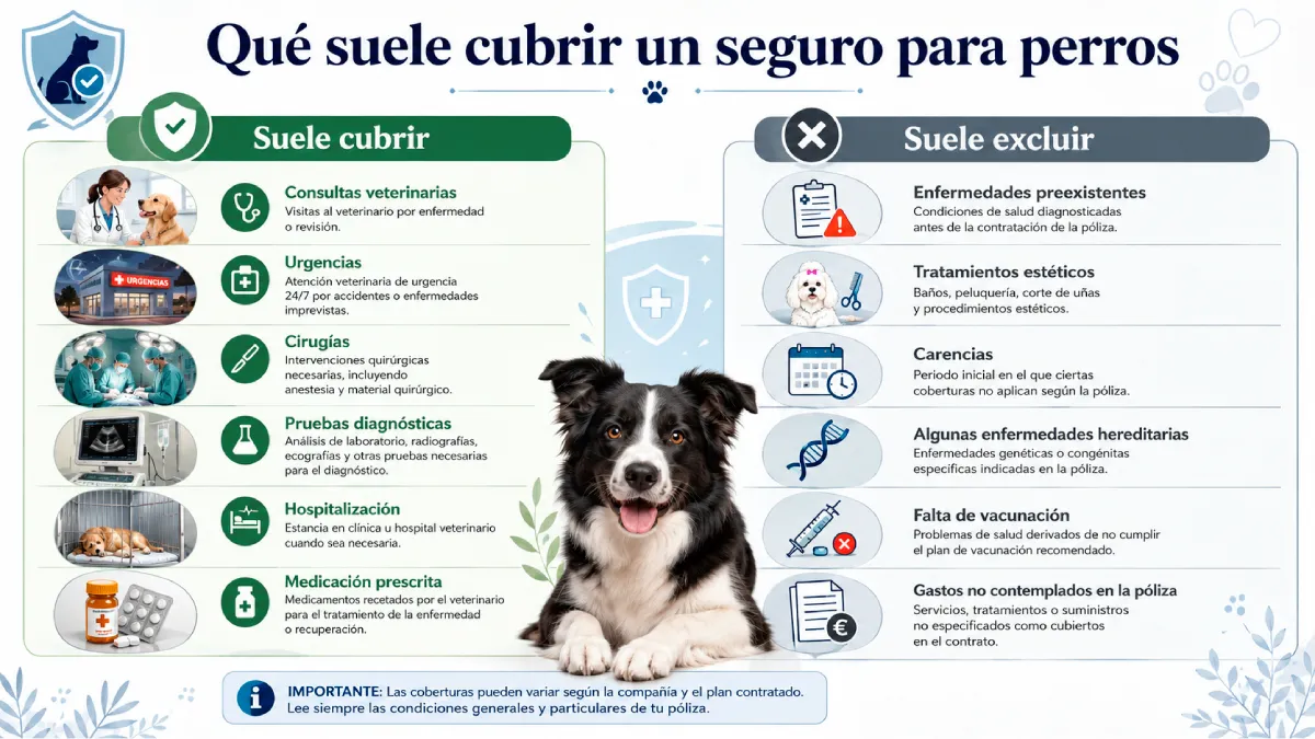 qué cubre un seguro para perros