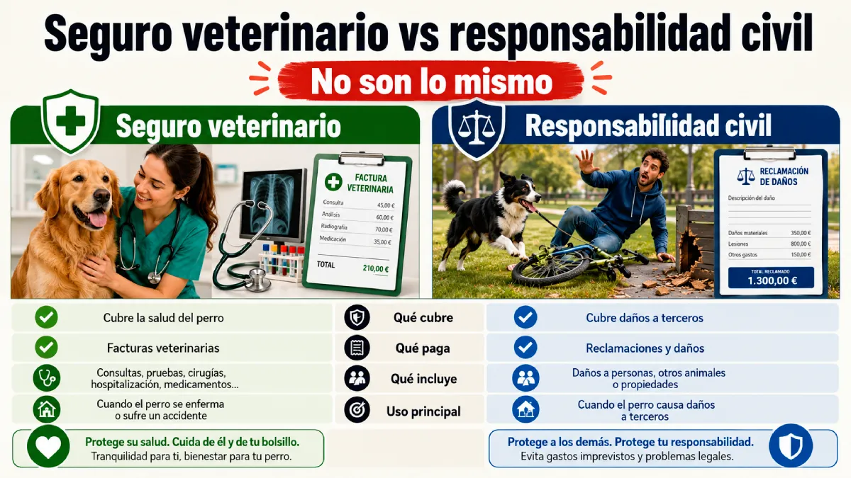 seguro veterinario vs responsabilidad civil