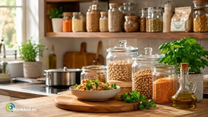 alimentos de despensa para una cocina práctica