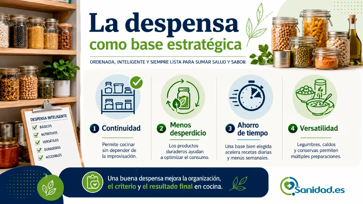 la despensa como base estratégica en cualquier cocina