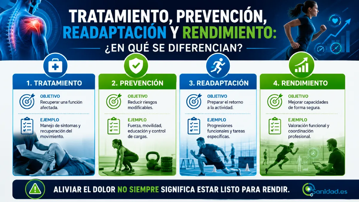 tratamiento, prevención, readaptación y rendimiento deportivo