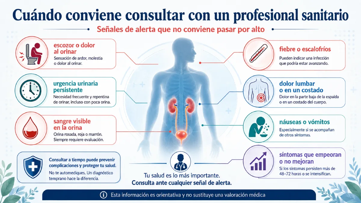 cuándo conviene consultar con un profesional sanitario infografía