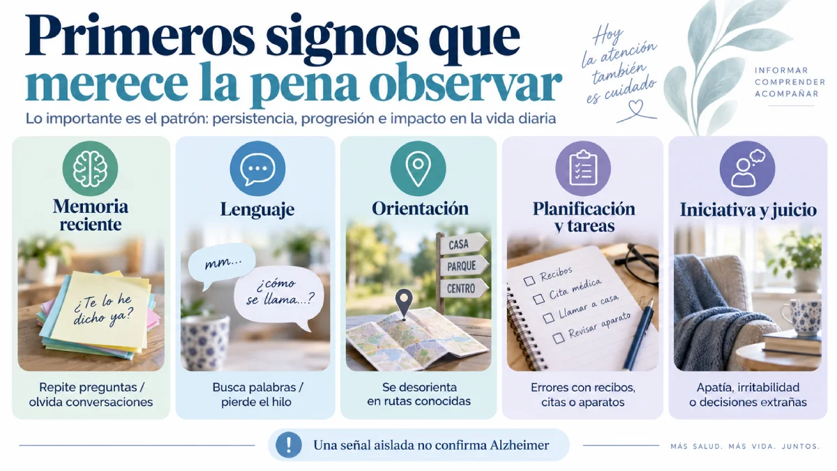 primeros signos que merece la pena observar infografía
