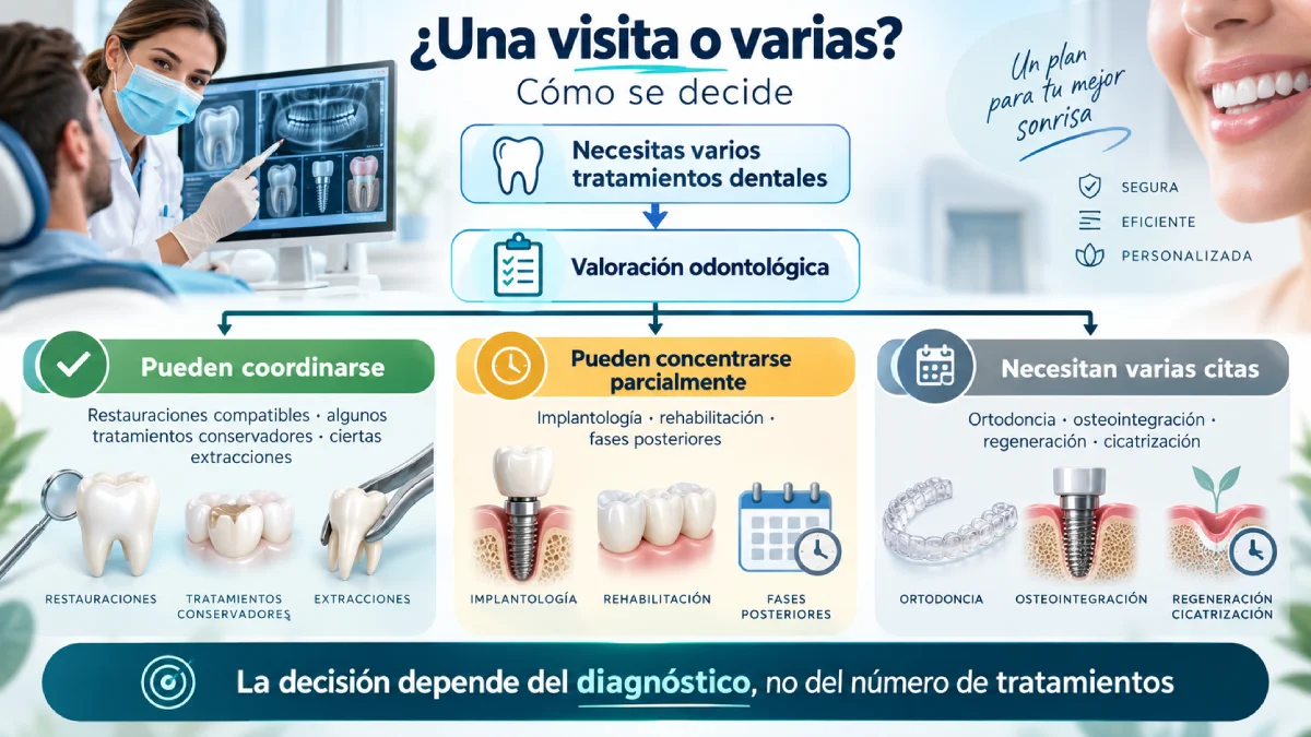 una visita o varias infografía