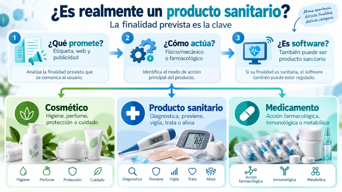 es realmente un producto sanitario infografía